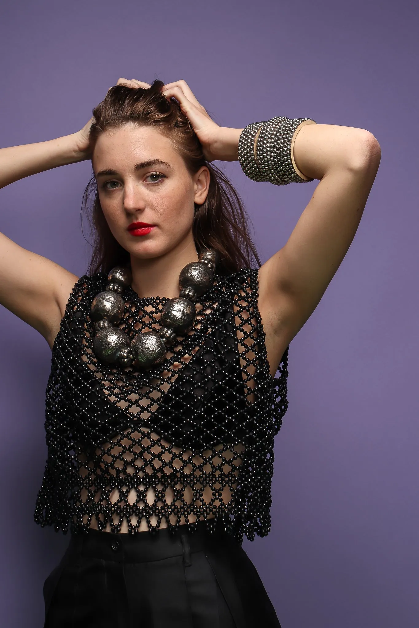 Hammered Ball Collar