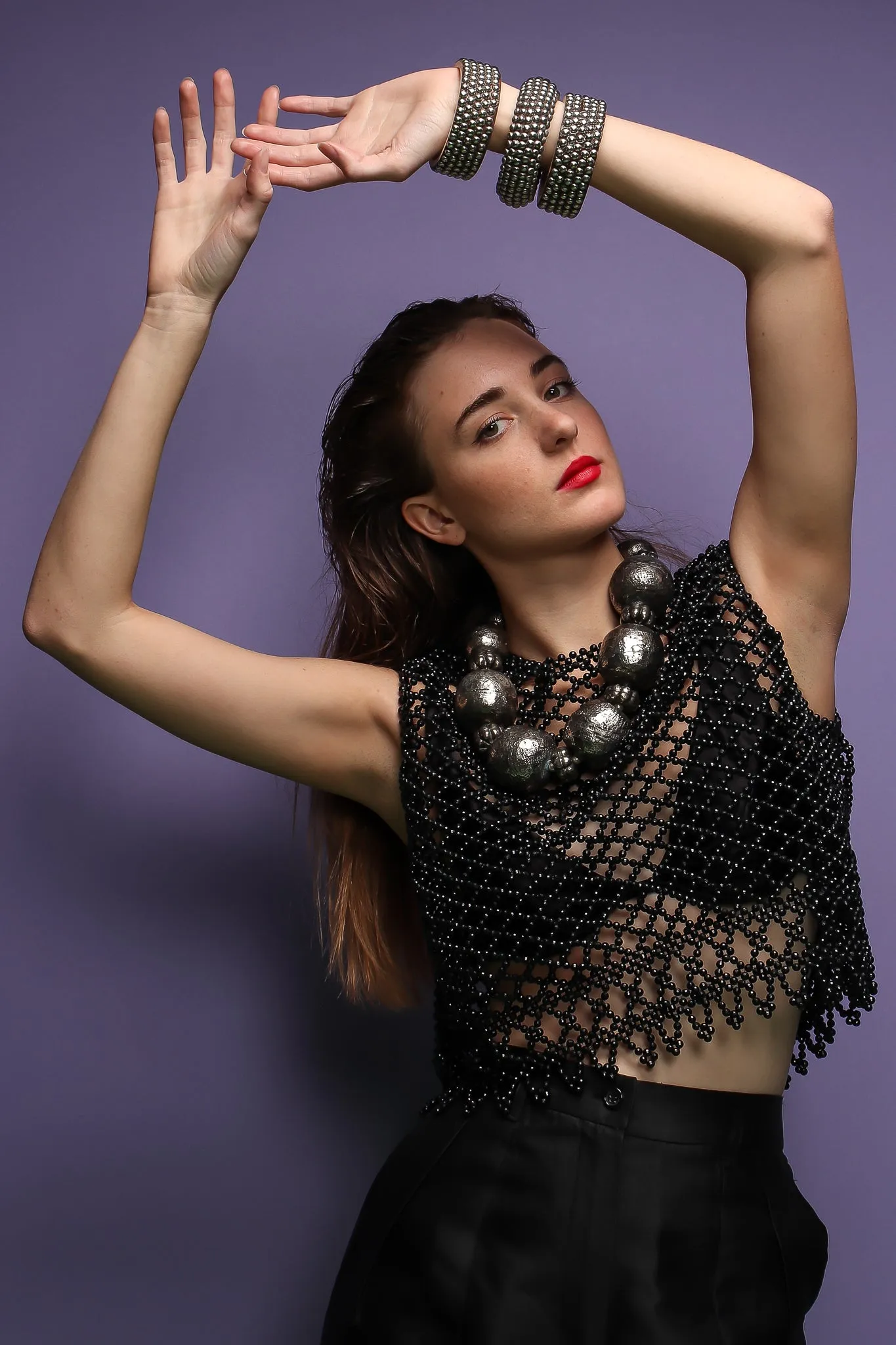 Hammered Ball Collar