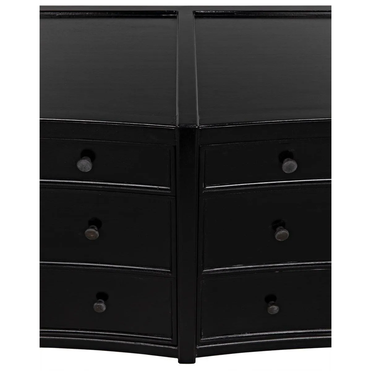Hampton 6 Drawer Dresser, White Wash