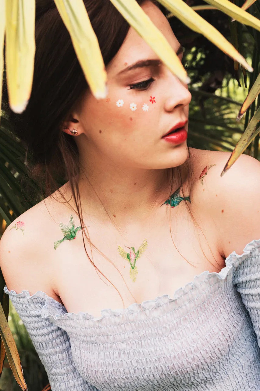 Hummingbird Temporary Tattoo