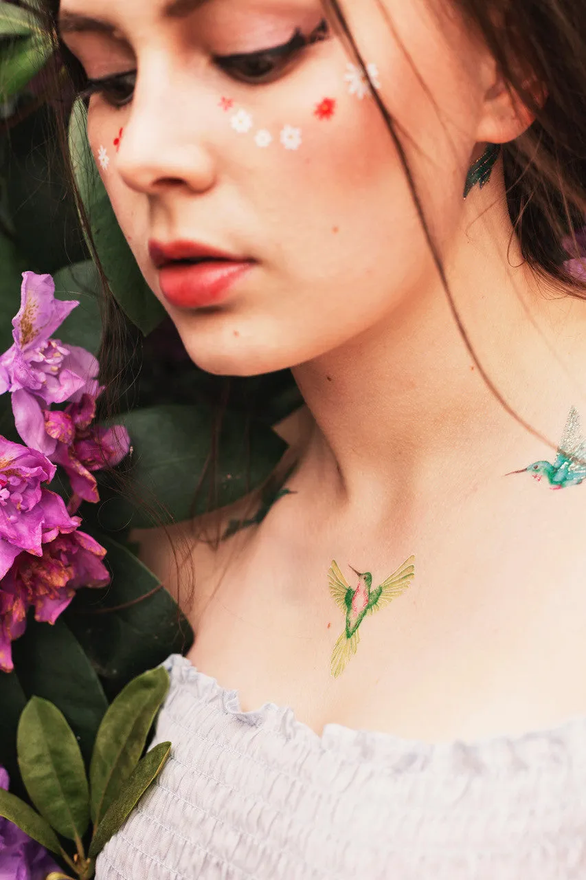 Hummingbird Temporary Tattoo