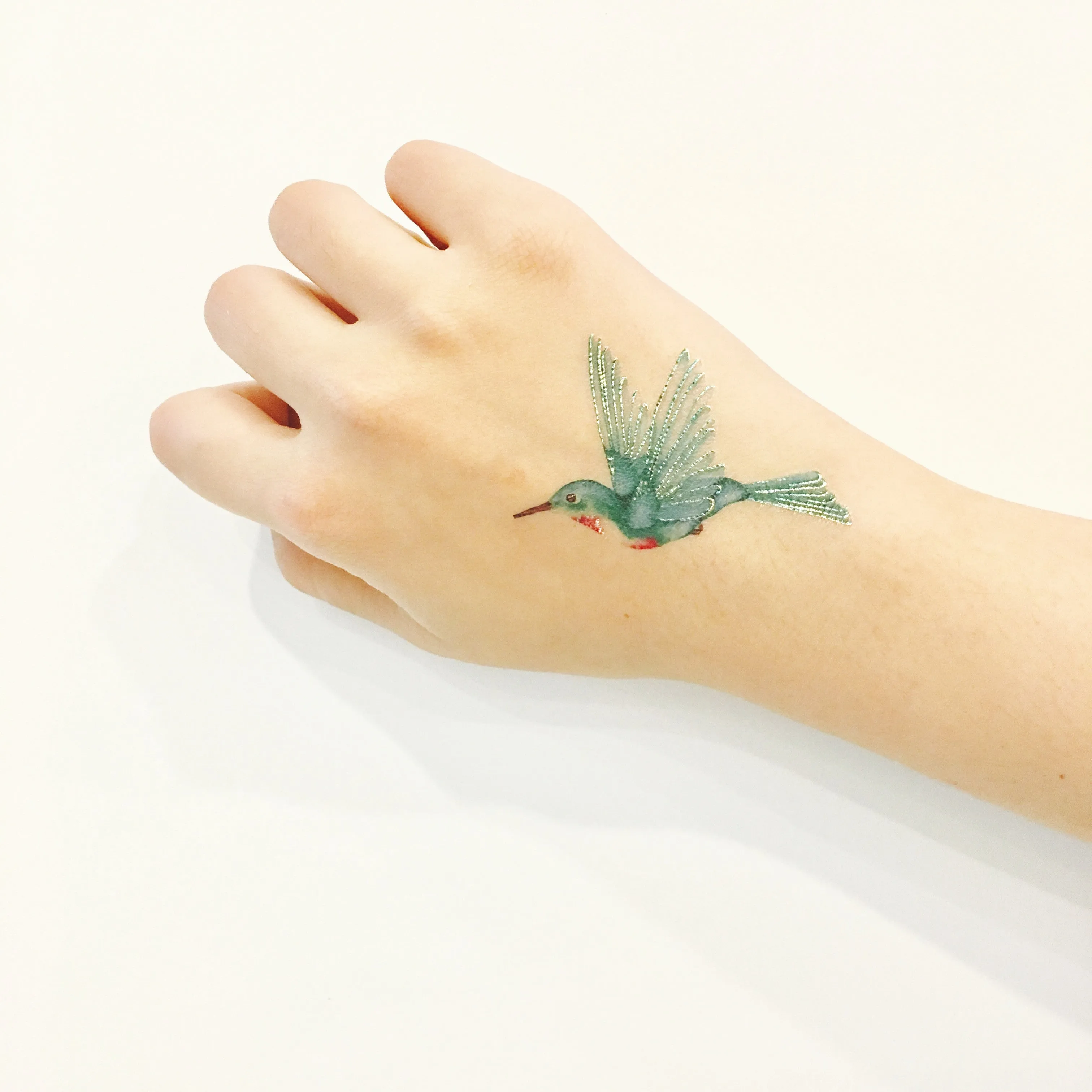 Hummingbird Temporary Tattoo
