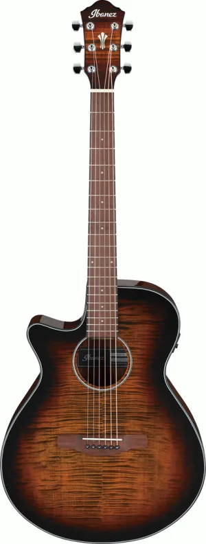 Ibanez AEG70L Tiger Burst High Gloss Acoustic Guitar