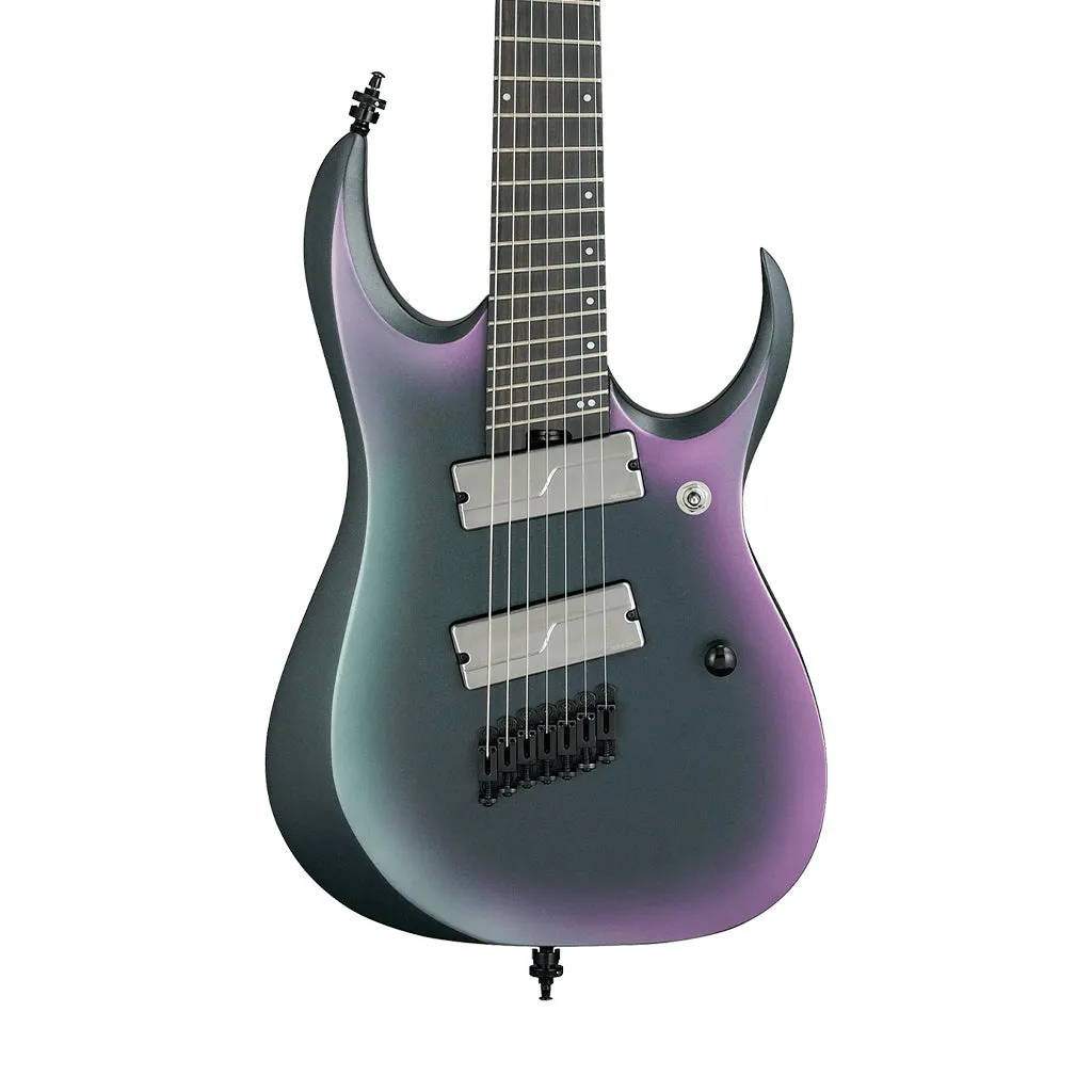Ibanez Axion Label RGD71ALMS-BAM 7-String Electric Guitar, Black Aurora Burst Matte