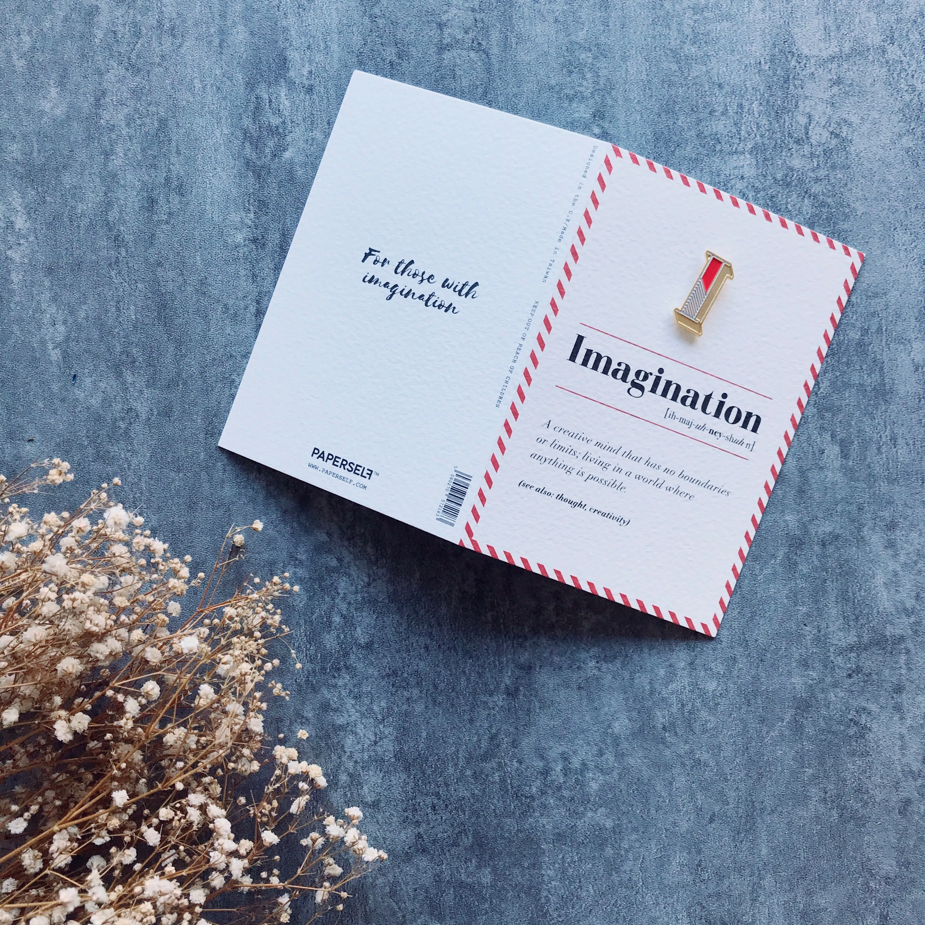 I/Imagination Pin Badge and Card