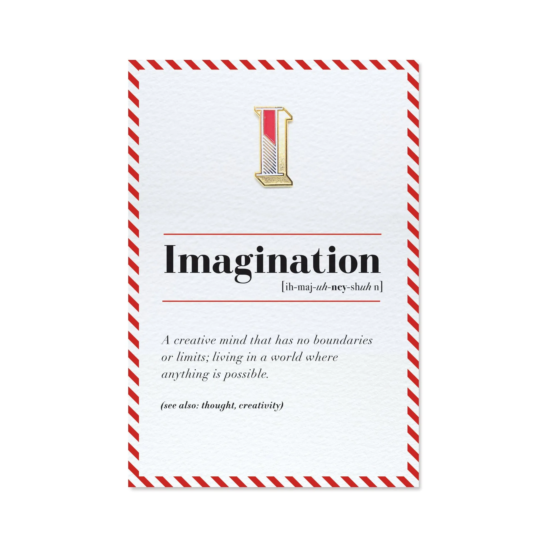 I/Imagination Pin Badge and Card