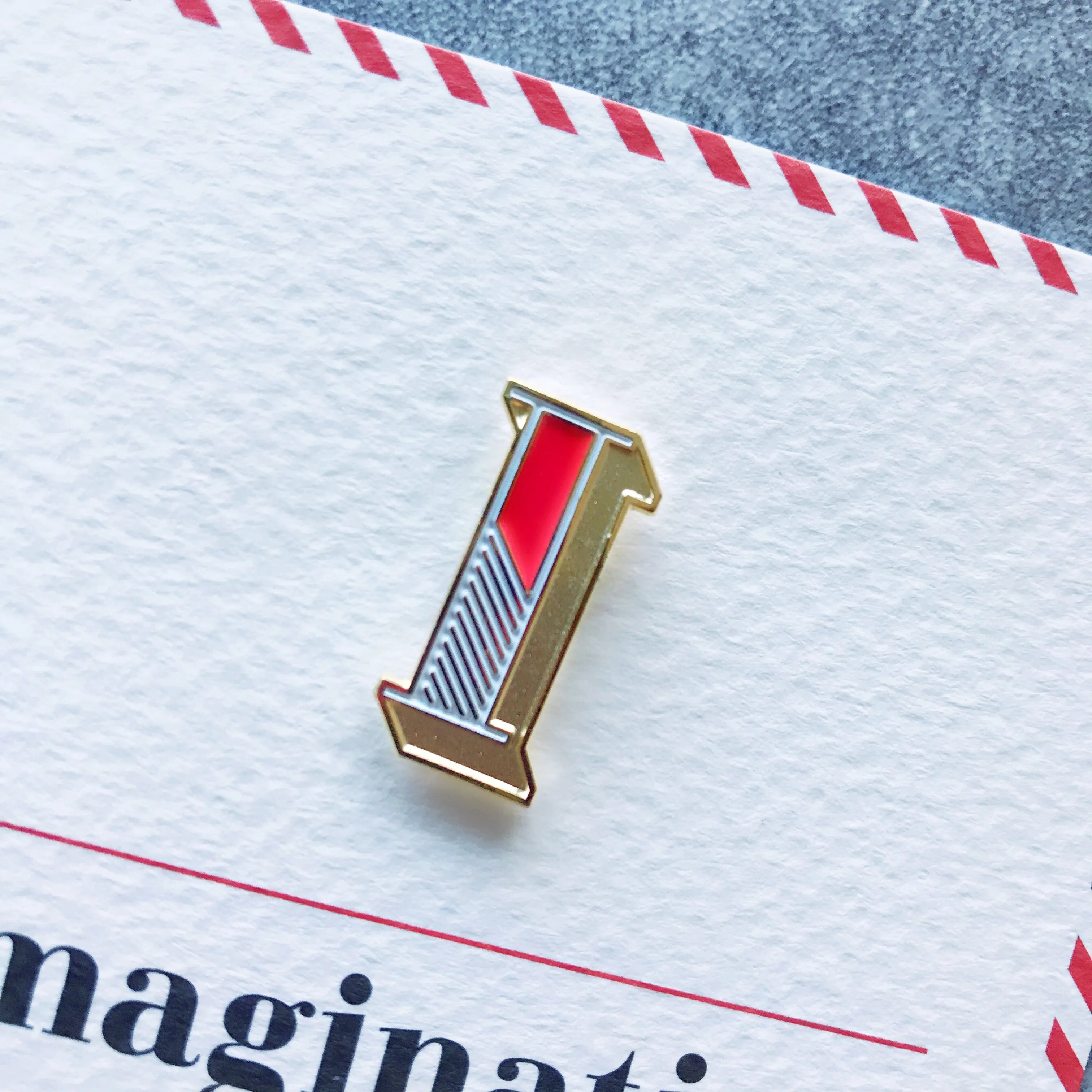 I/Imagination Pin Badge and Card