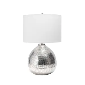 IRON POLISHED TABLE LAMP - 24