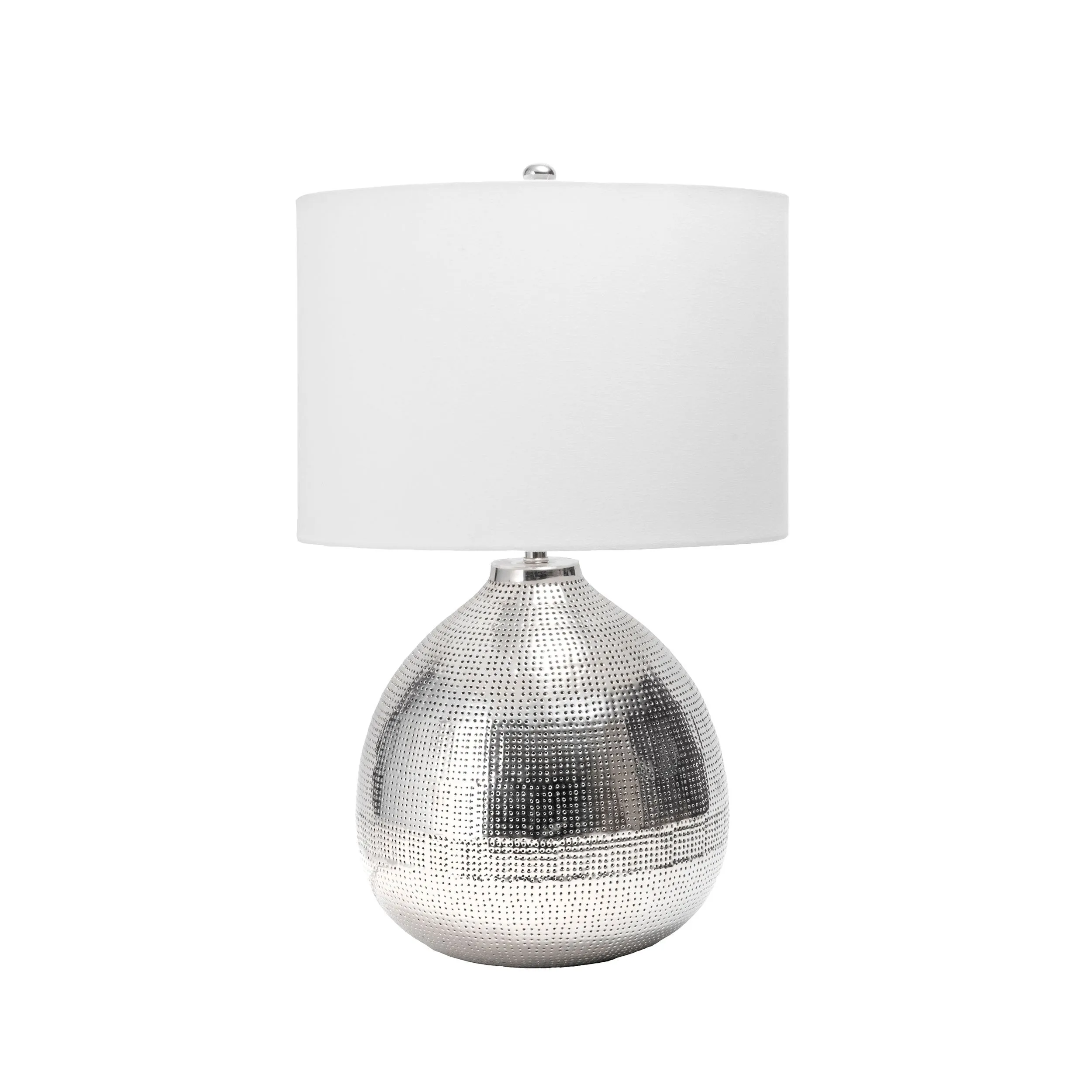 IRON POLISHED TABLE LAMP - 24