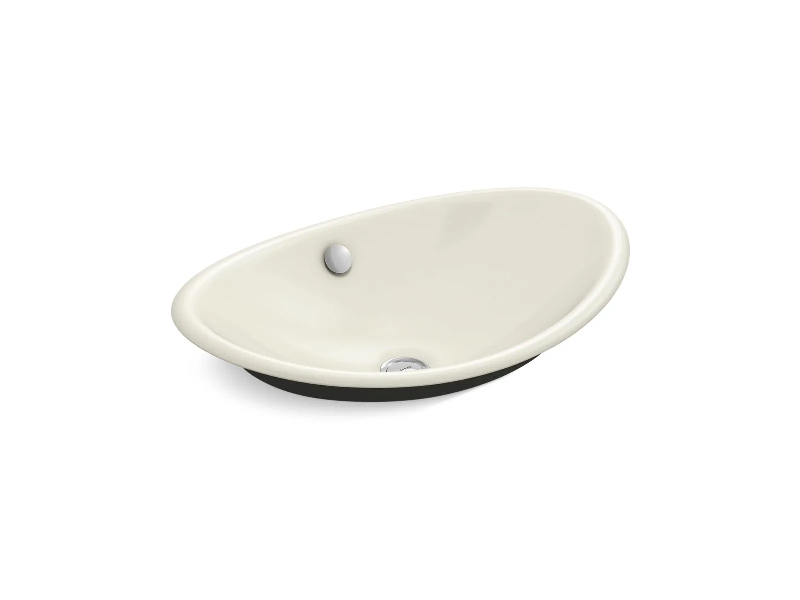 KOHLER K-5403-P5 Iron Plains 20-3/4" oval vessel bathroom sink