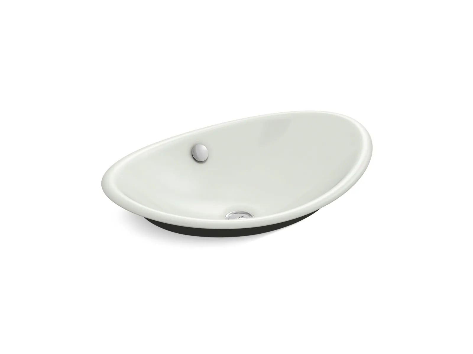 KOHLER K-5403-P5 Iron Plains 20-3/4" oval vessel bathroom sink