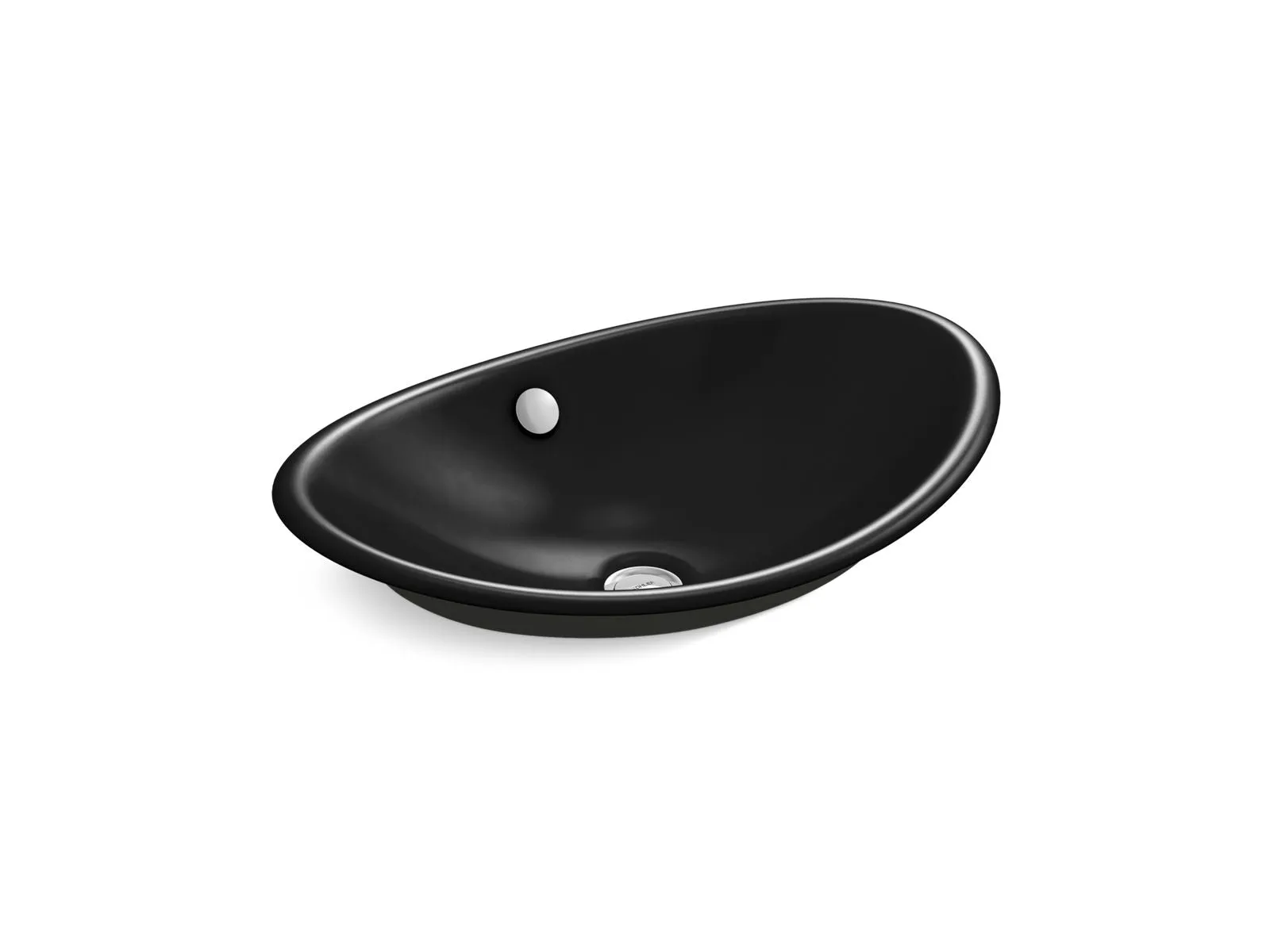 KOHLER K-5403-P5 Iron Plains 20-3/4" oval vessel bathroom sink