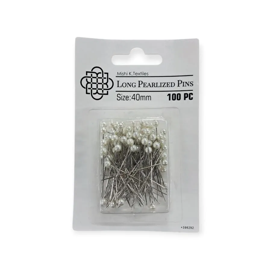 Long Pearlized Pins