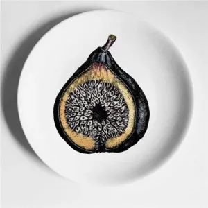 Maia Fruit Printed Ceramic Plate