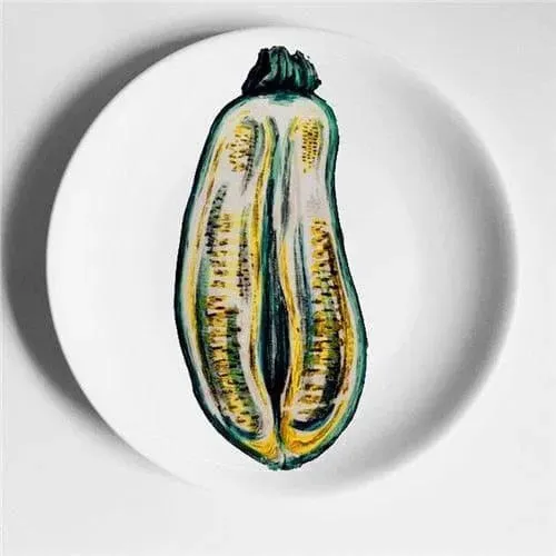 Maia Fruit Printed Ceramic Plate