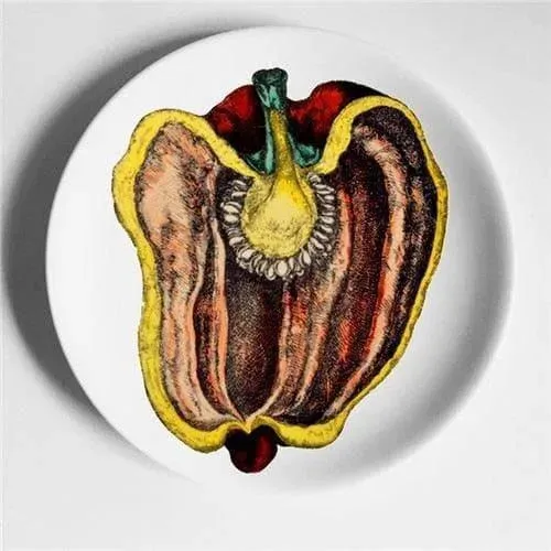 Maia Fruit Printed Ceramic Plate
