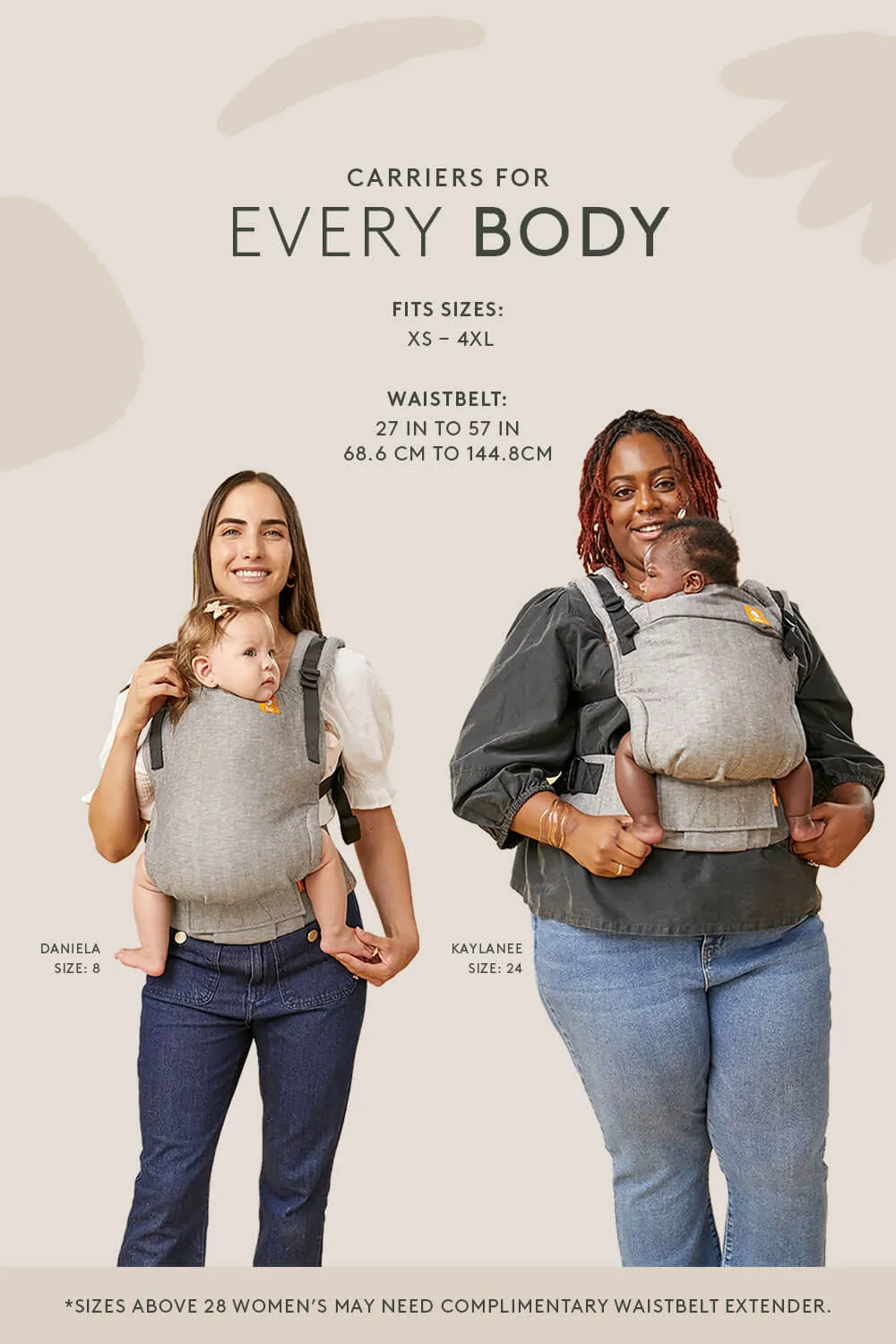 Mariam - Hemp Free-to-Grow Baby Carrier