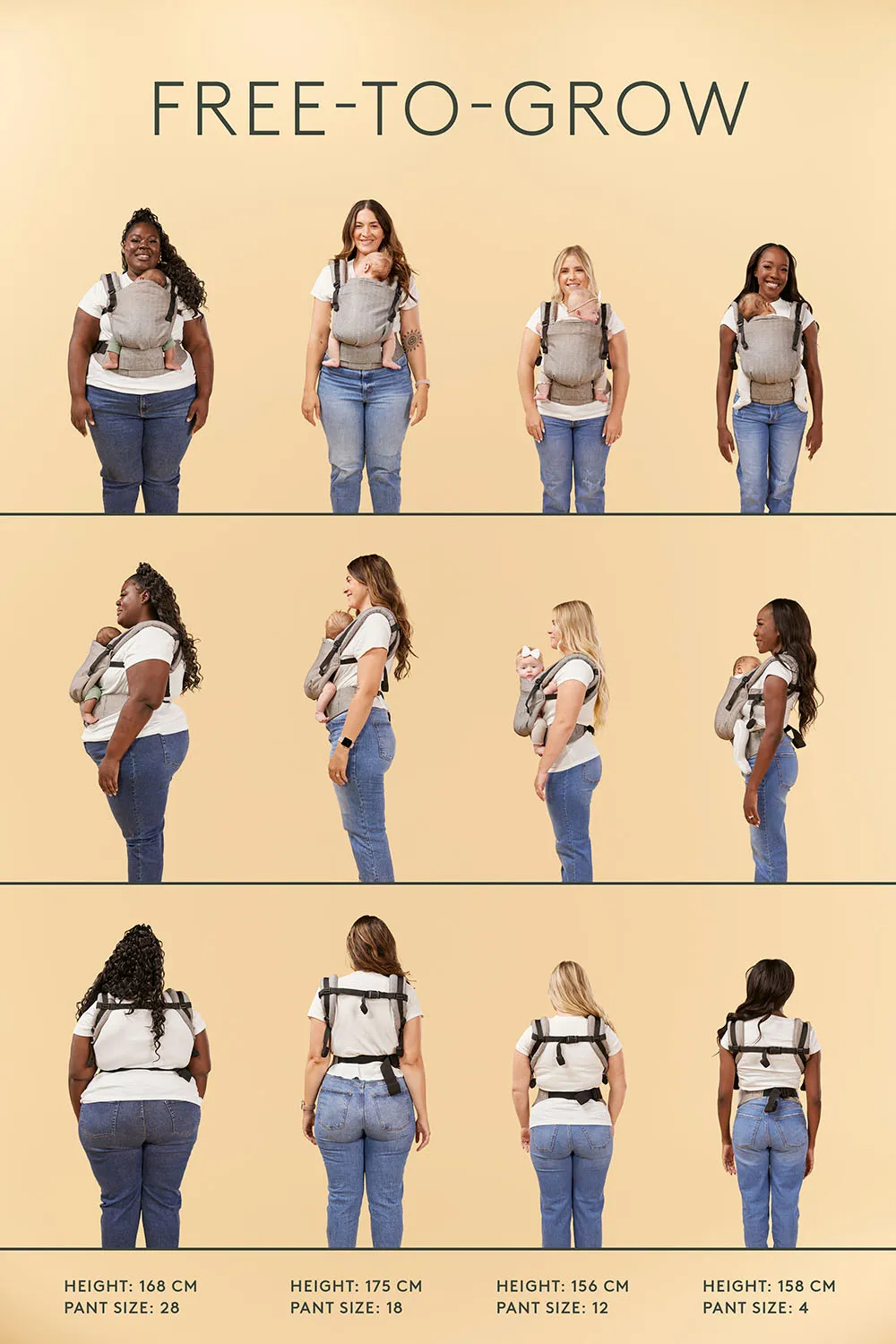 Mariam - Hemp Free-to-Grow Baby Carrier