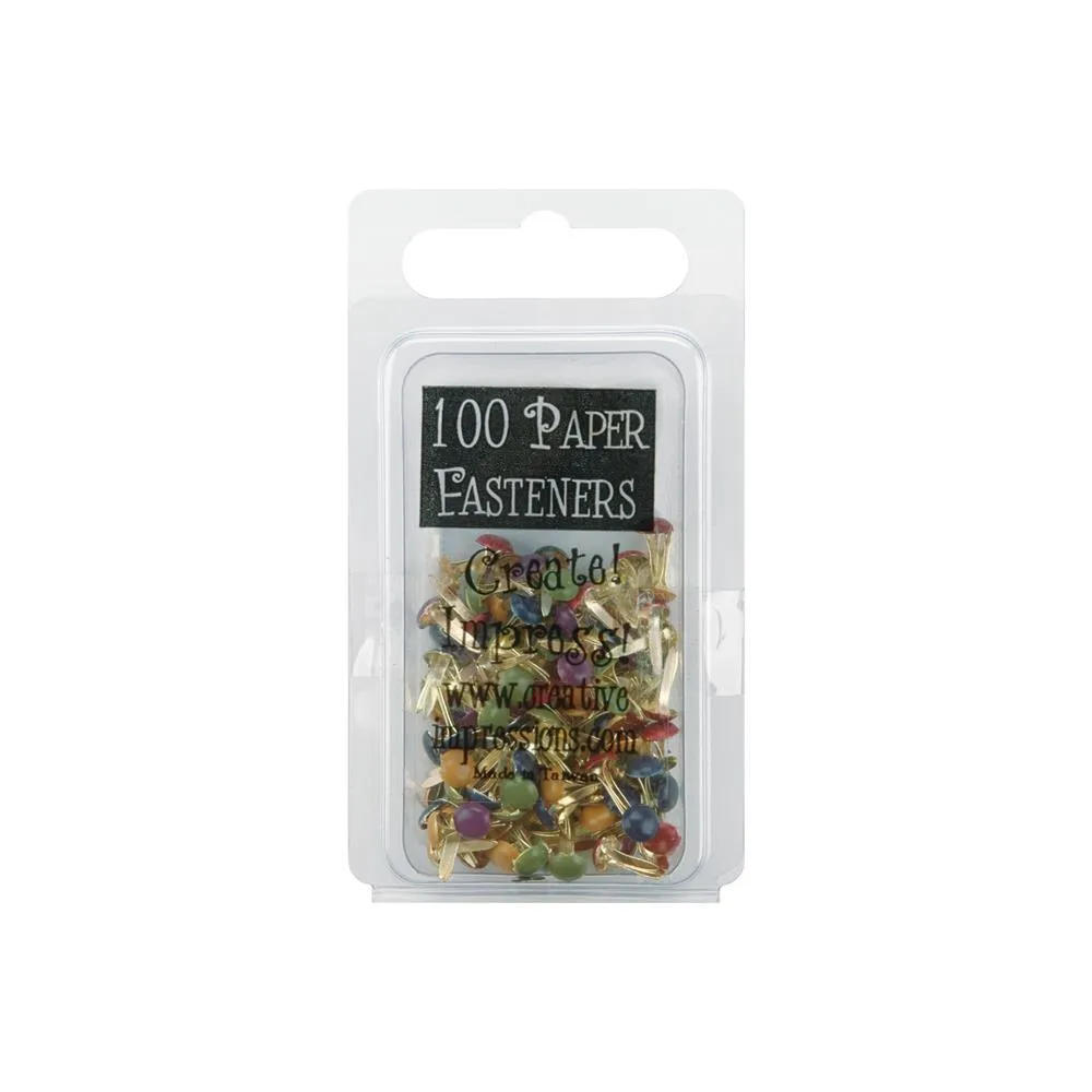 Matte Heritage Mini Round Brads 100 pack 90191