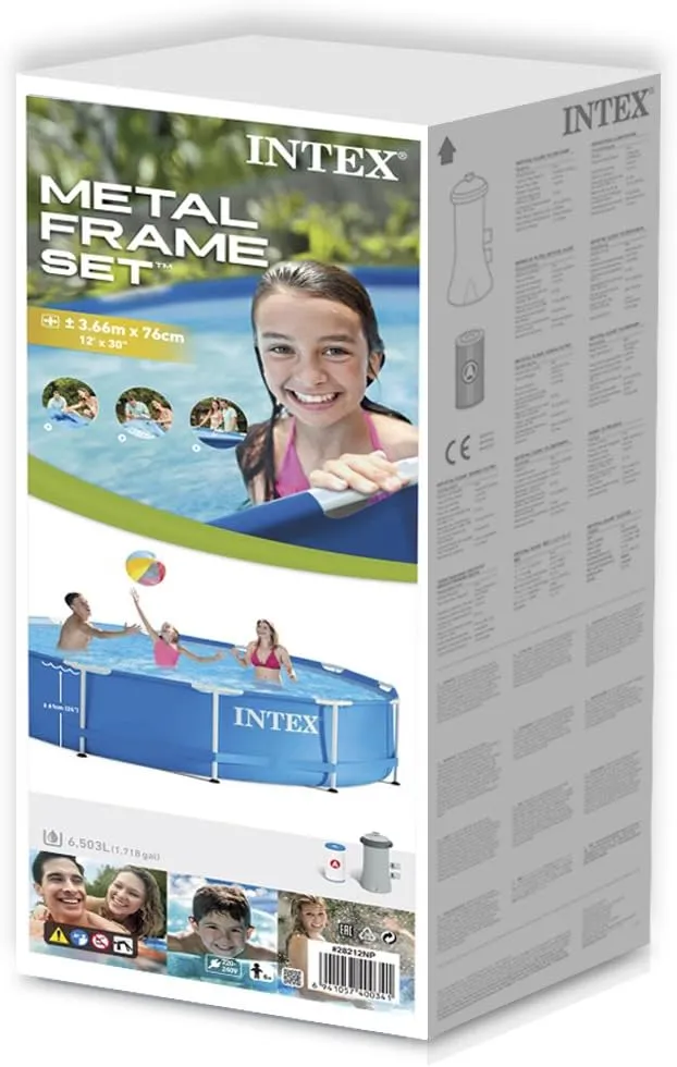 Metal Frame Pool 366x76cm