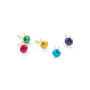 Metallic Mini Round Brads x100 90193