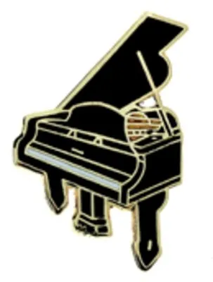 MINI PIN GRAND PIANO BLACK