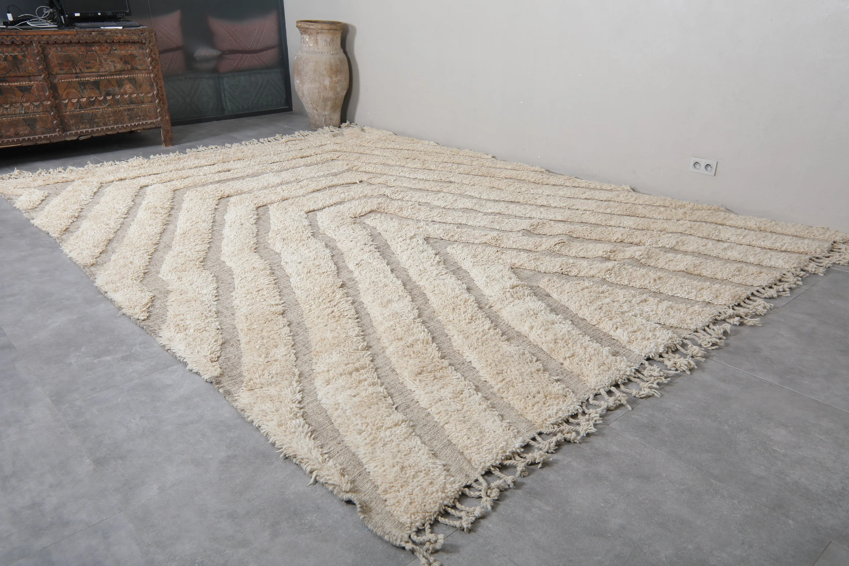 Moroccan area rug - Custom Berber rug - Beni ourain rug