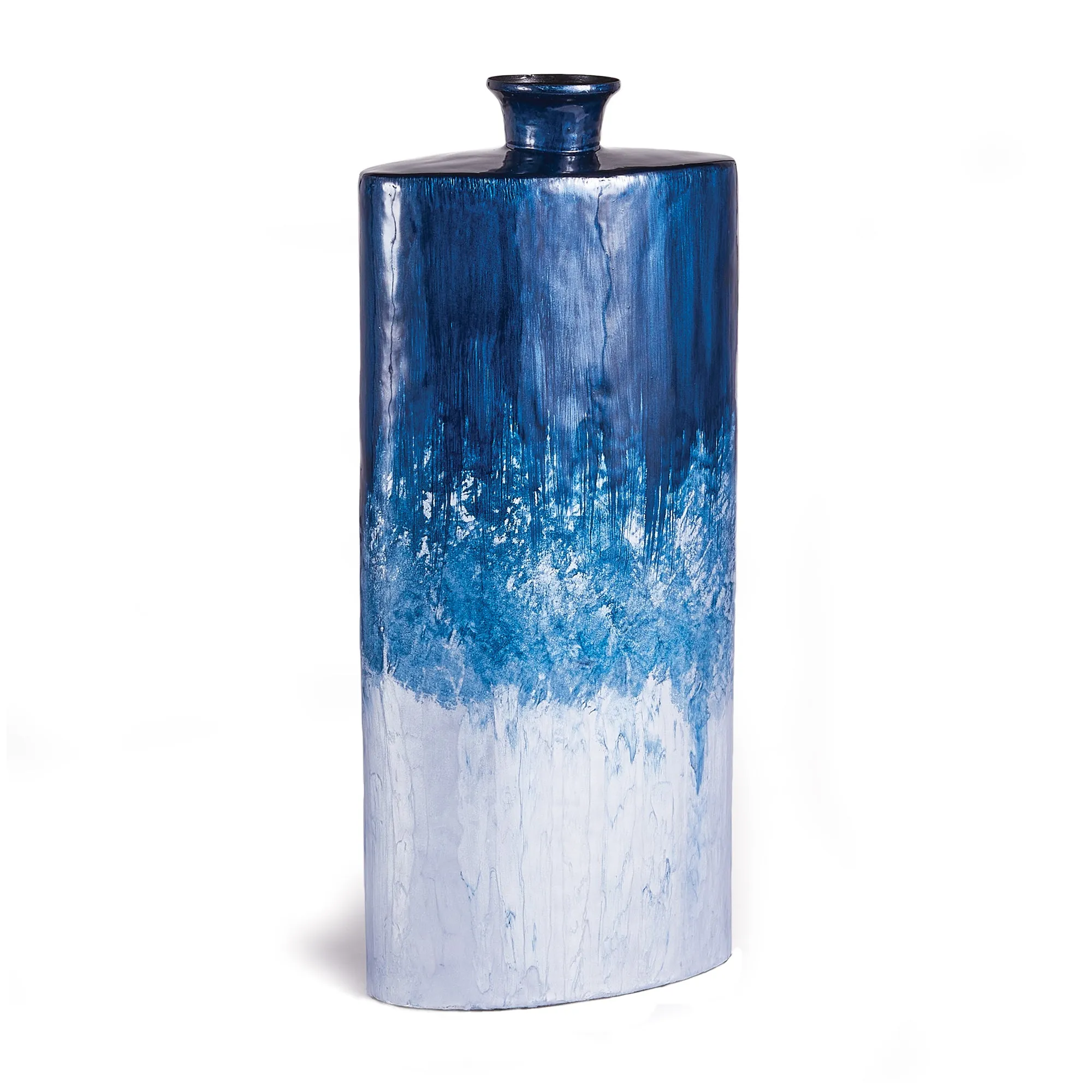 NAPA Home & Garden, AZUL OVAL VASE LARGE,NLG216
