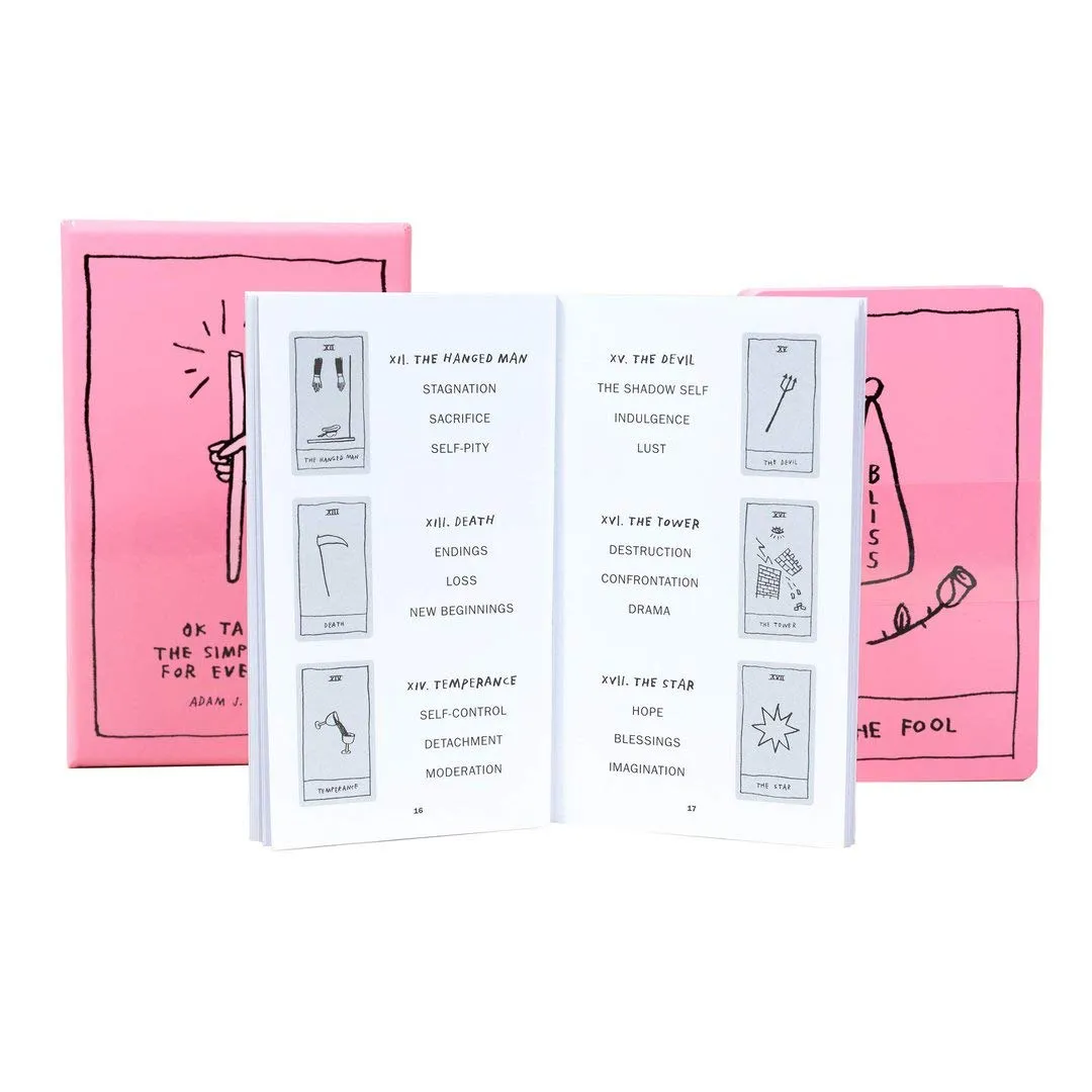 New OK Tarot: The Simple Deck for Everyone Cards, Adam J Kurtz!
