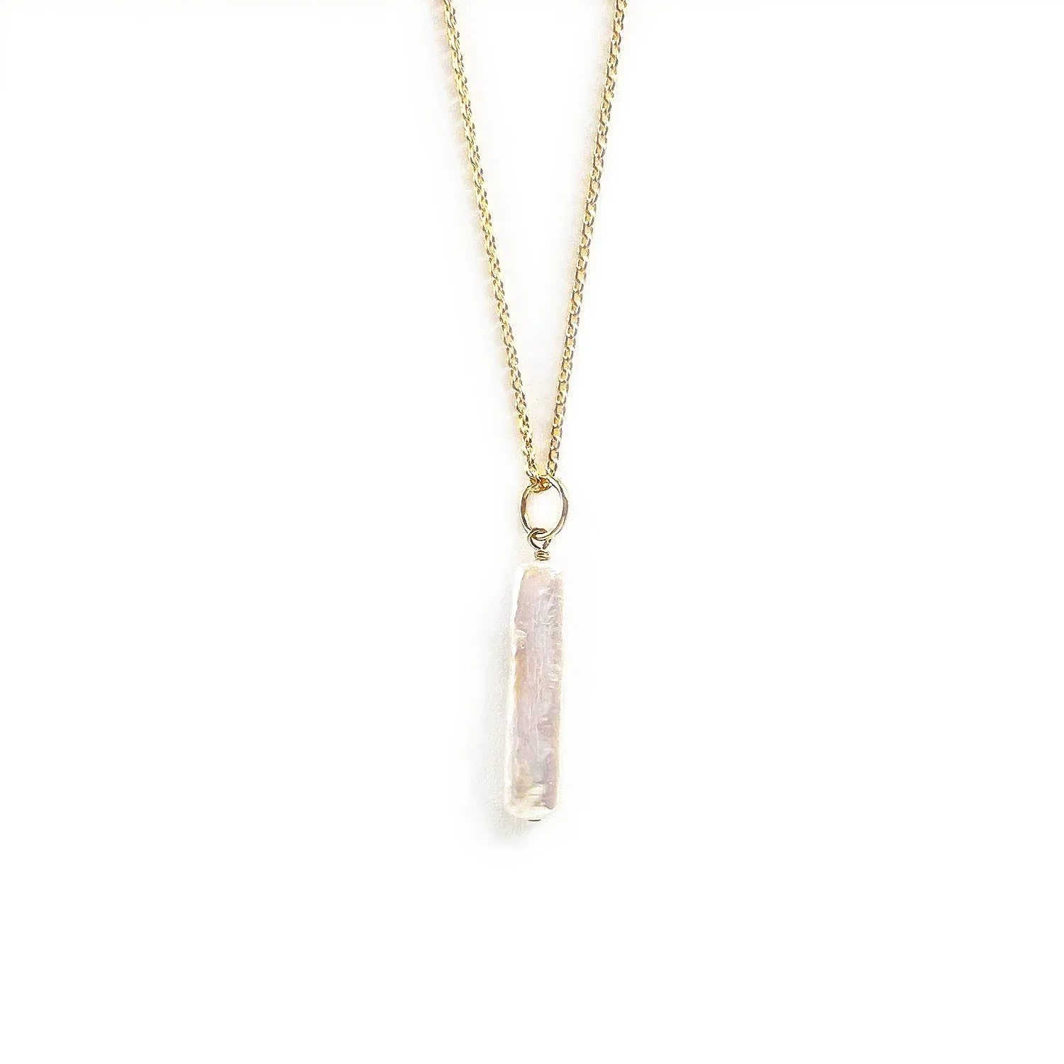Nora Pearl Necklace Gold