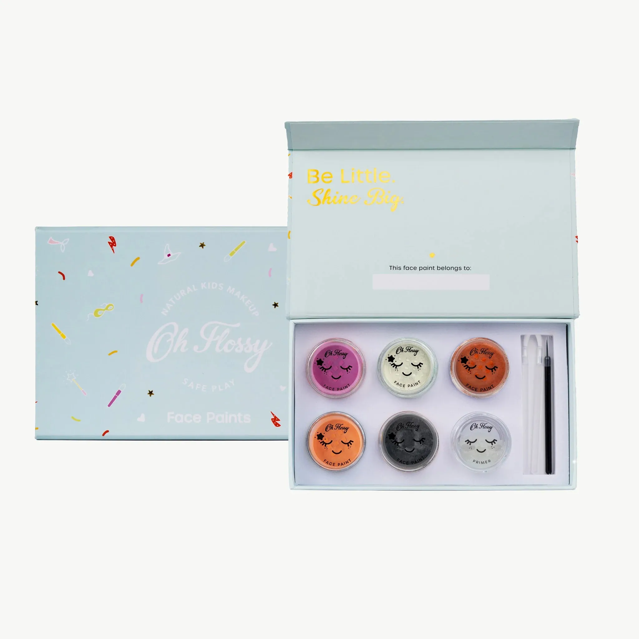 Oh Flossy Wild Wonders Kids Face Paint Set