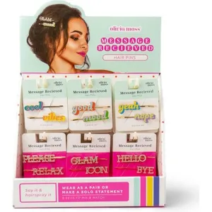 Olivia Moss Hair Pins / 24 Piece Display
