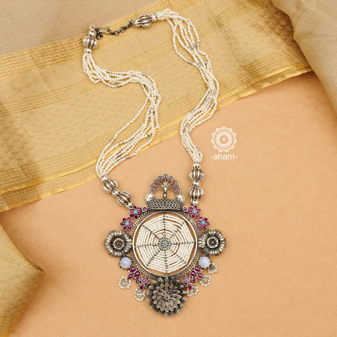 One of A Kind Silver Neckpiece