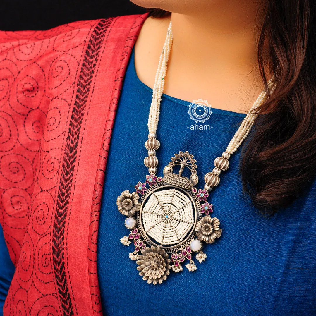 One of A Kind Silver Neckpiece