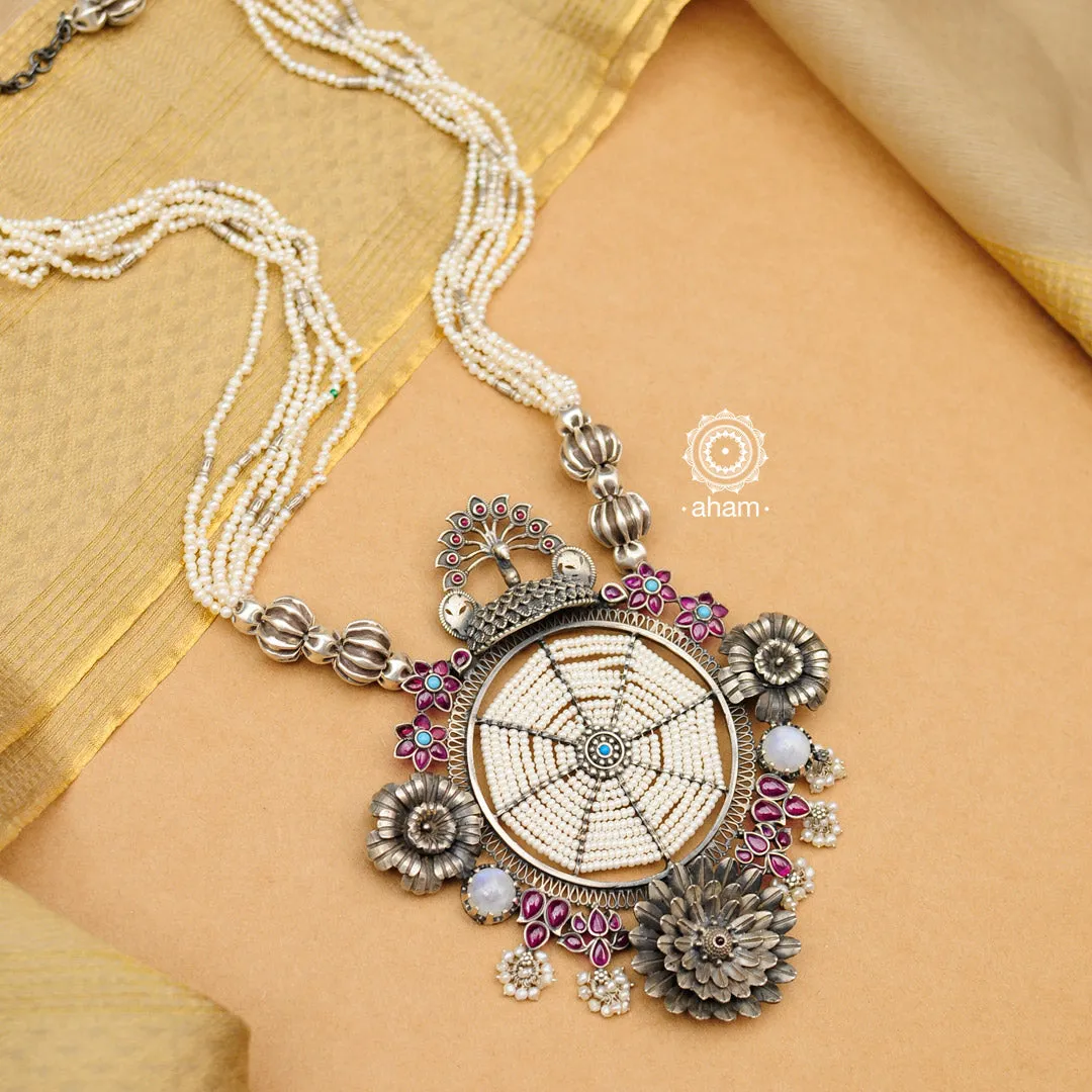 One of A Kind Silver Neckpiece