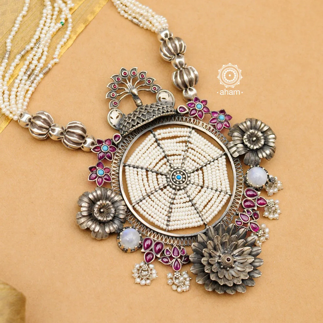 One of A Kind Silver Neckpiece