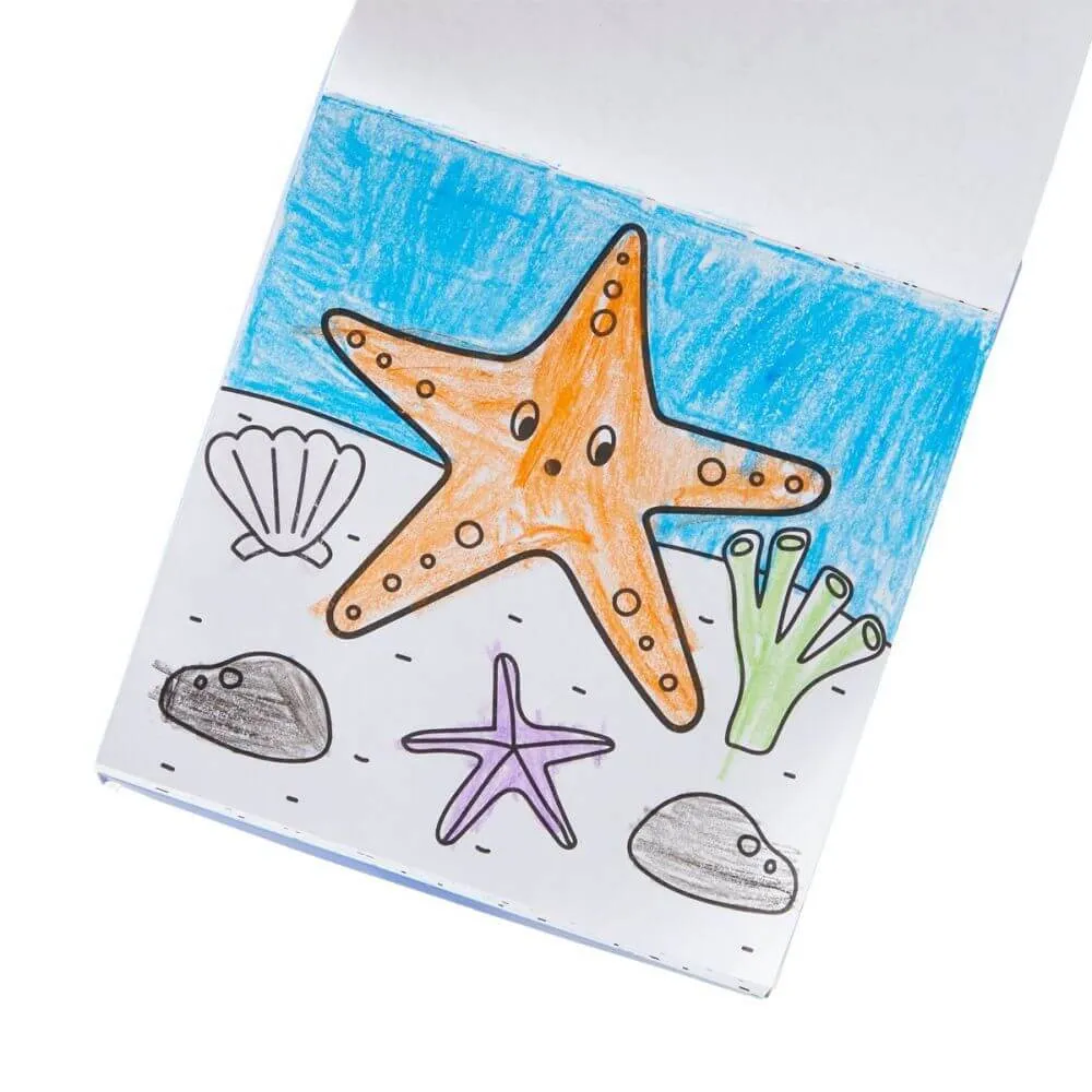 Ooly Sea Life Carry Along Colouring Book Set