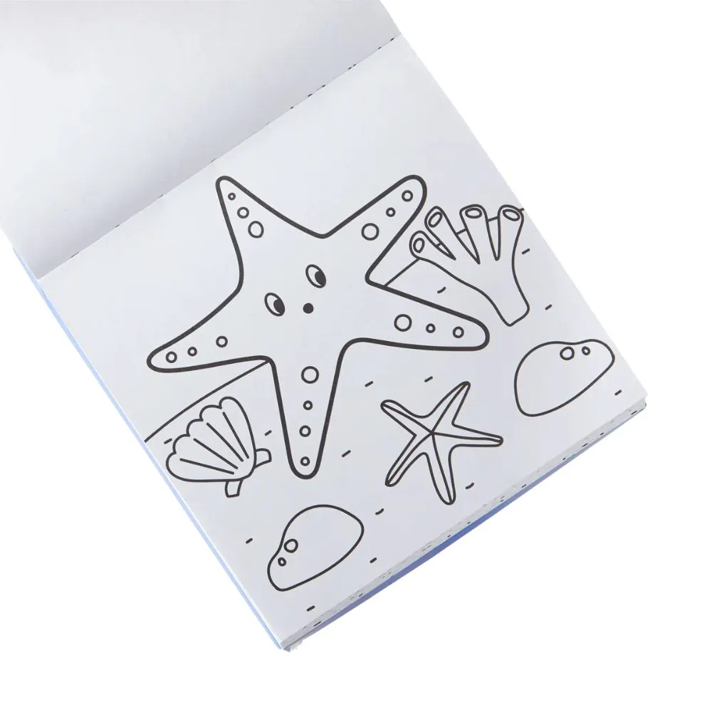 Ooly Sea Life Carry Along Colouring Book Set