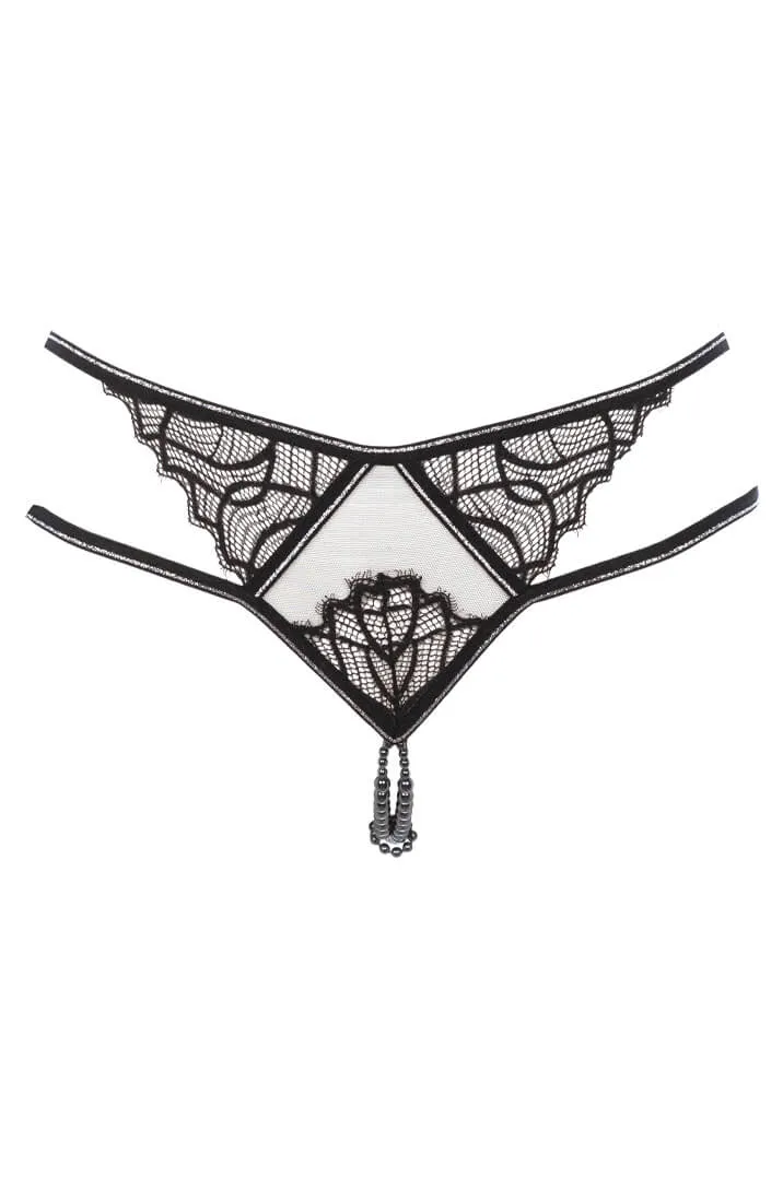Panty with double pearl string - Manhattan Panty