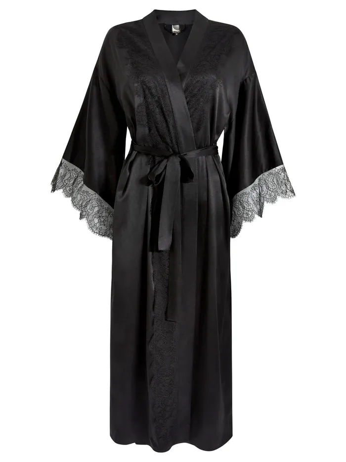 Parasol Rose Lauren Silk Kimono