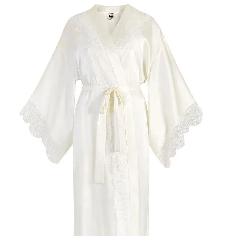 Parasol Rose Lauren Silk Kimono
