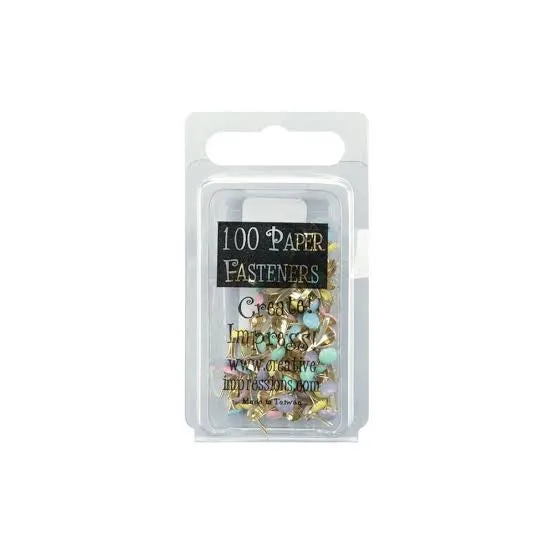 Pastel Mini Round Fasteners x100 90192