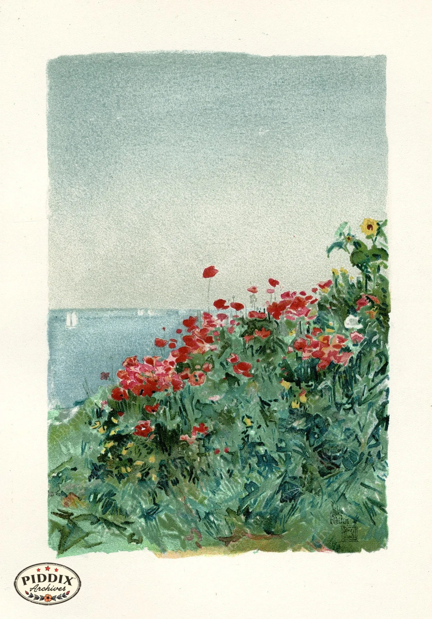 PDXC20312 -- Red and Yellow Flowers