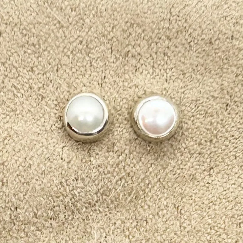 Pearl Post Earrings