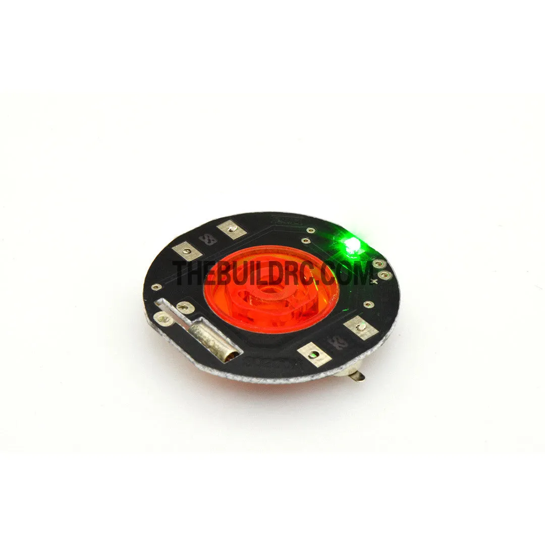 RC Car Dynamic Wheel LED with Plastic Hub Light for Drift Car (4pcs) - Green