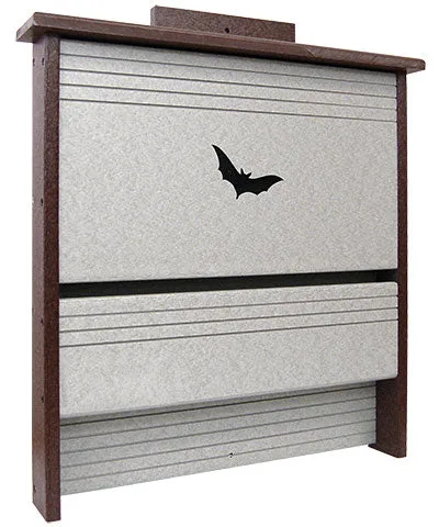 Recycled Plastic Single Chamber Poly Bat House