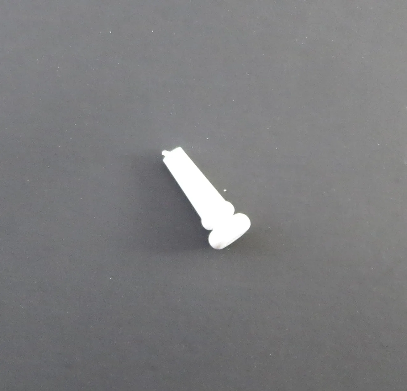 Replacement Plastic End Pin - White