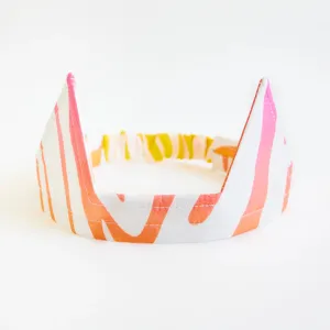 Sarah's Silks Rainbow Zebra Ears