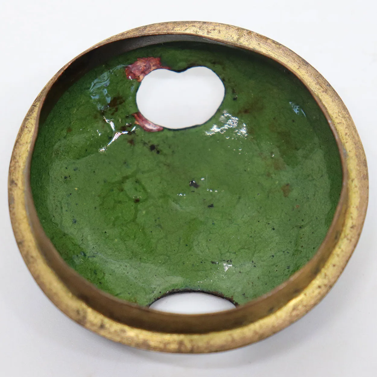 Small Vintage Chinese Cloisonne Enamel Incense Burner Jar