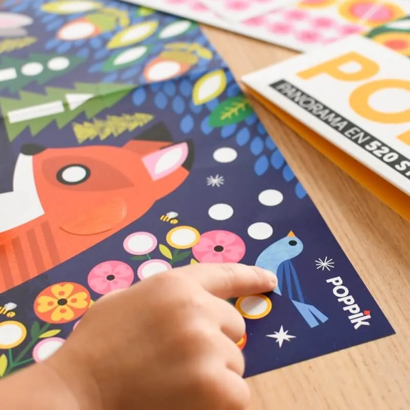 Sticker Panorama Baby Animals
